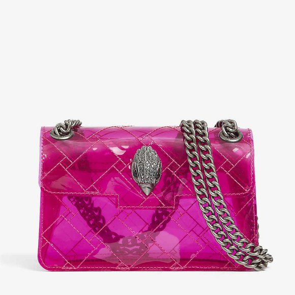 Kurt Geiger Handbags - Transparent Kensington Pink Chain Strap Bag NWT